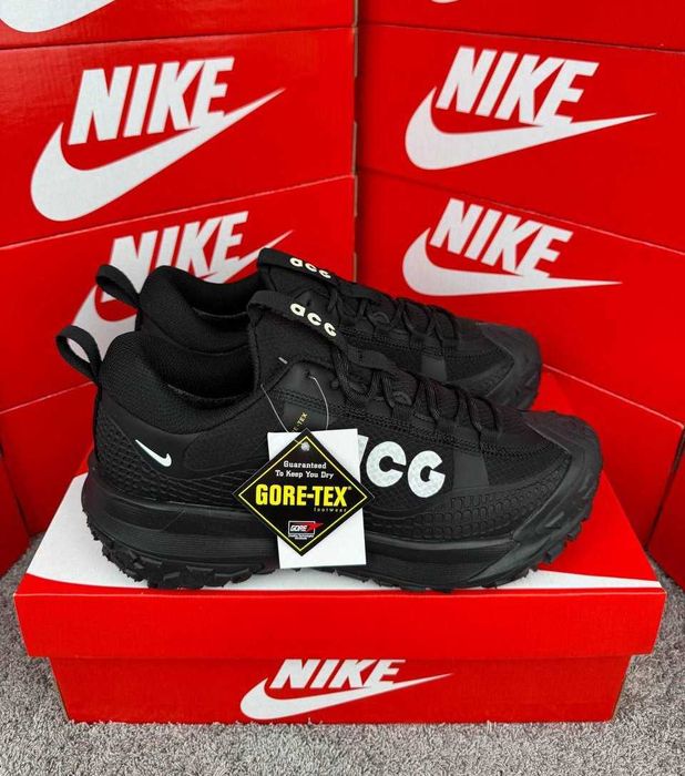 !АКЦІЯ! Nike ACG Mountain Fly 2 Low GTX Black White 41 42 43 44 45 46