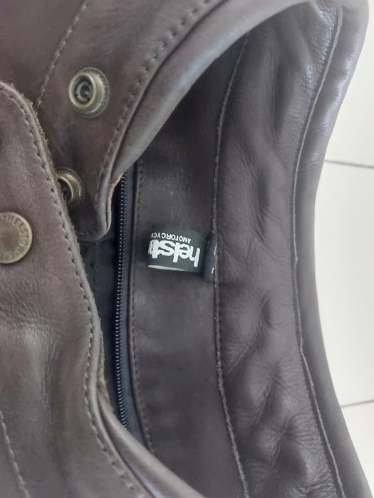 Blusão Helstons Harley Davidson , pele castanho novo