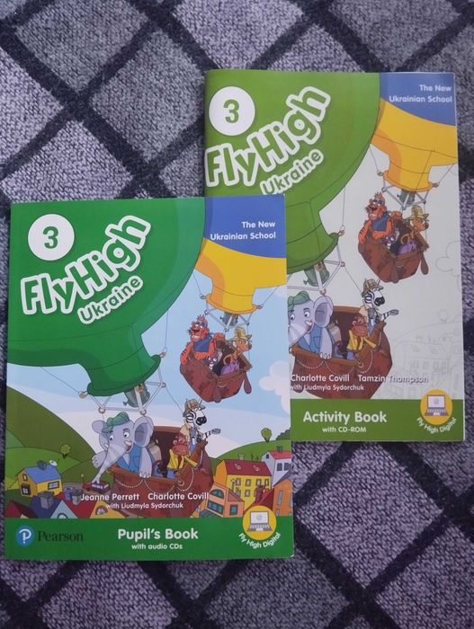 Комплект навчальних книжок з англ. мови 3 клас
