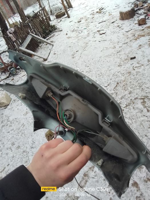 Продам плосмаску на руль з кампочками  на мопед. Хонда диво 27