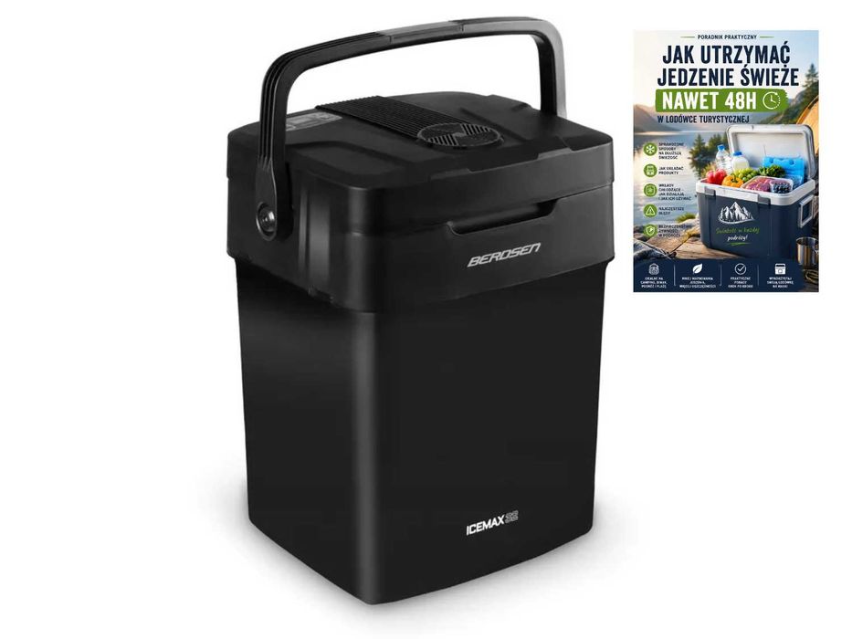 Lodówka turystyczna samochodowa 29L 12V/230V NOWA SOLIDNA! + EBOOK GRATIS