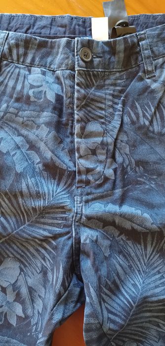 Bermudas estampadas Azuis