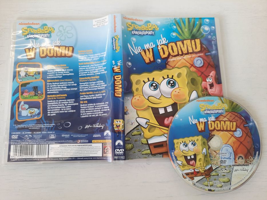 Zestaw 7 filmów Sponge Bob Kanciastoporty DVD
