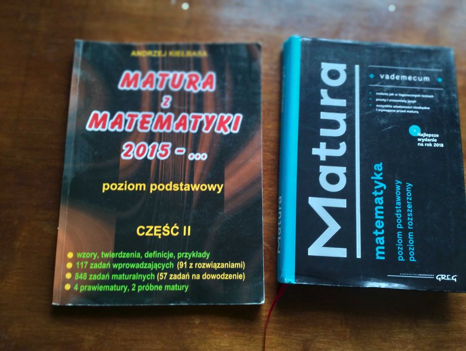 Repetytoria z matematyki do liceum/technikum, poziom podstawowy i rozszerzony