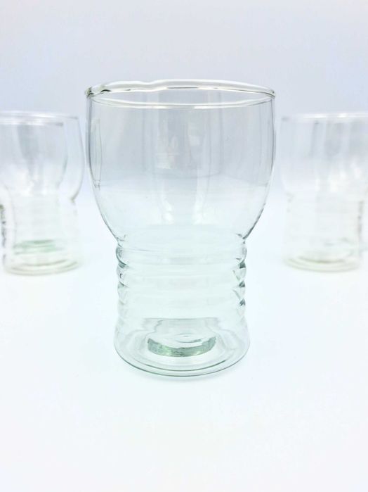 Szklanki Rillenglas 250 ml | VEB Ilmenau | lata 70.–80. | DDR