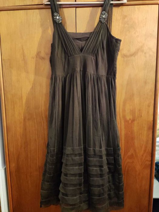 Vestido castanho
