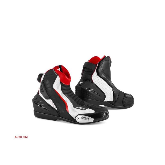 Krótkie buty motocyklowe SHIMA SX-6 BLACK/WHITE