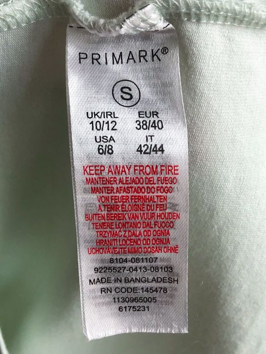 T-shirt Primark Stretch Crew S M