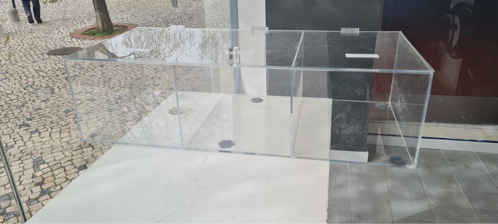 Expositor em acrilico para graos/cereais