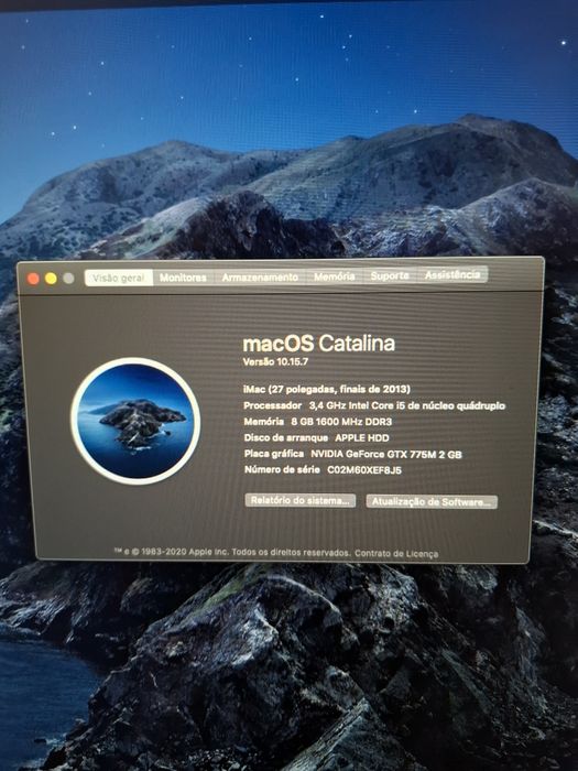 iMac 27 polegadas de 2560x1440