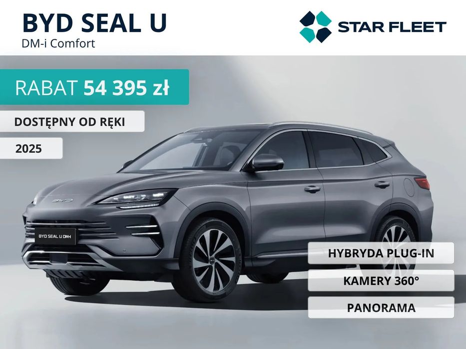 BYD Seal U Hybryda Plug-in | Dach Panoramiczny | Fotele wentylowane | Kamera 360°
