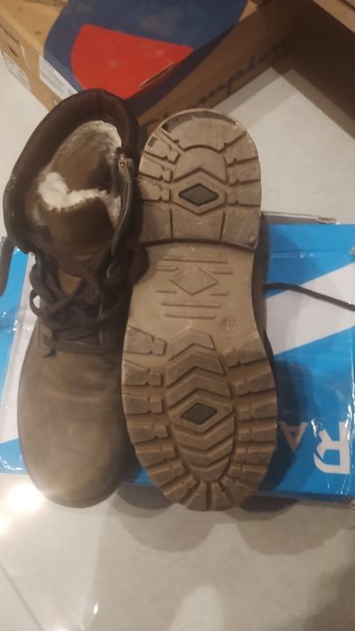 Buty zimowe trapery ocieplane