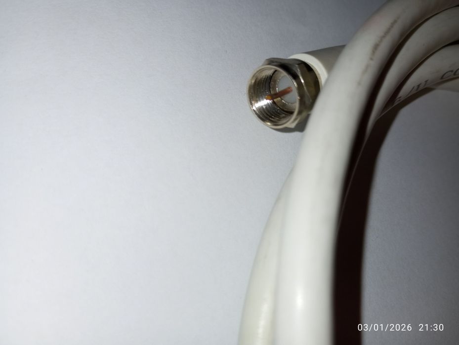 Cabo coaxial RG-6/U - 1,5m