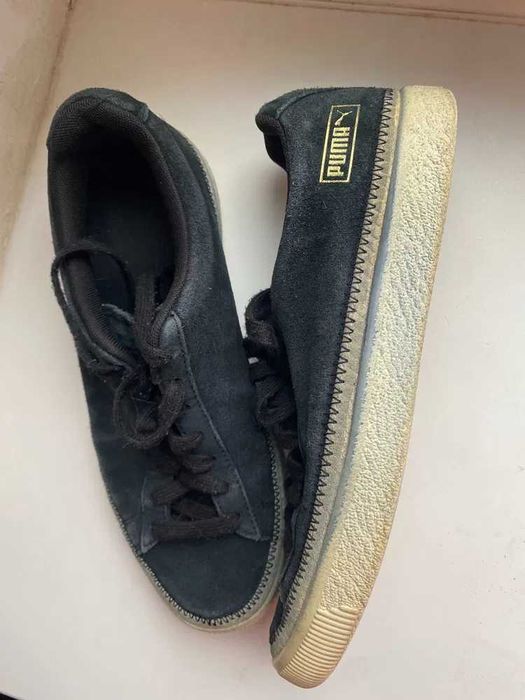Замшевые кроссовки, кеды, туфли puma 39р стелька 25см