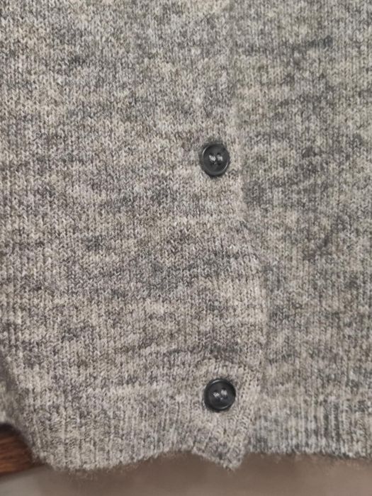 Sweter szary rozpinany