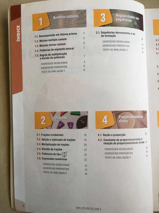 Preparar os testes matemática 6 ano