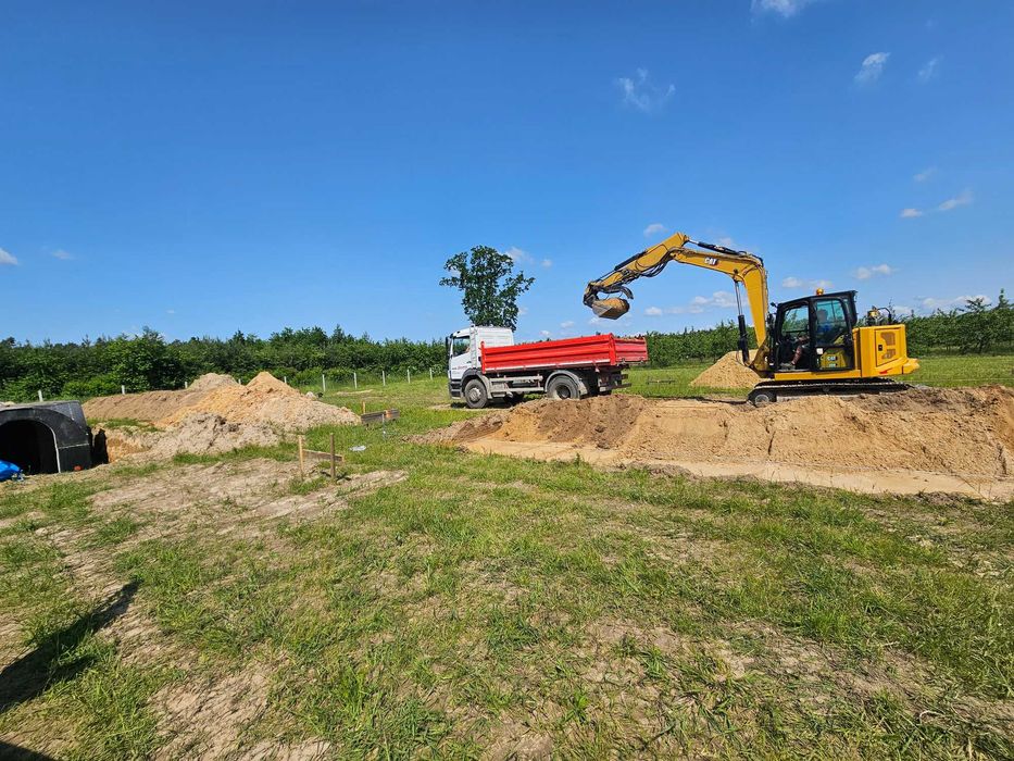 Wozidło terenowe 4x4 6t minikoparka4t wywrotka10t usługi z operatorem