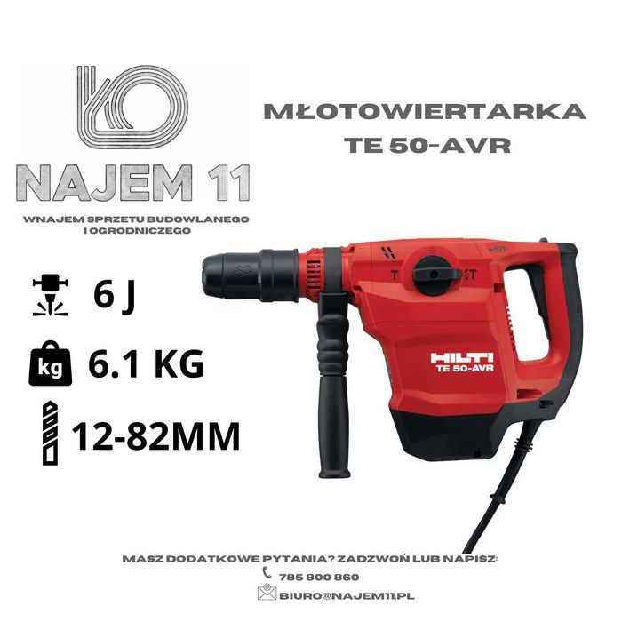 *** WYNAJEM - Młot kujący / Wyburzeniowy /Młotowiertarka ***