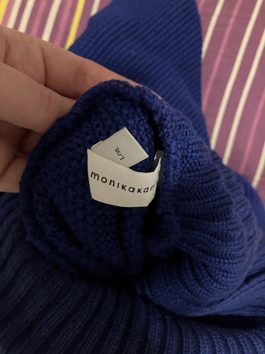 Golf Ella, kobaltowy, Monika Kamińska, L/XL