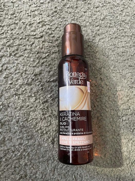 Bottega verde keratina e cachemire 100ml olejek arganowy 03036