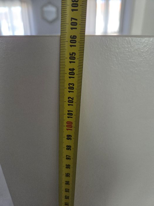 Estante branca 80c28x106cm