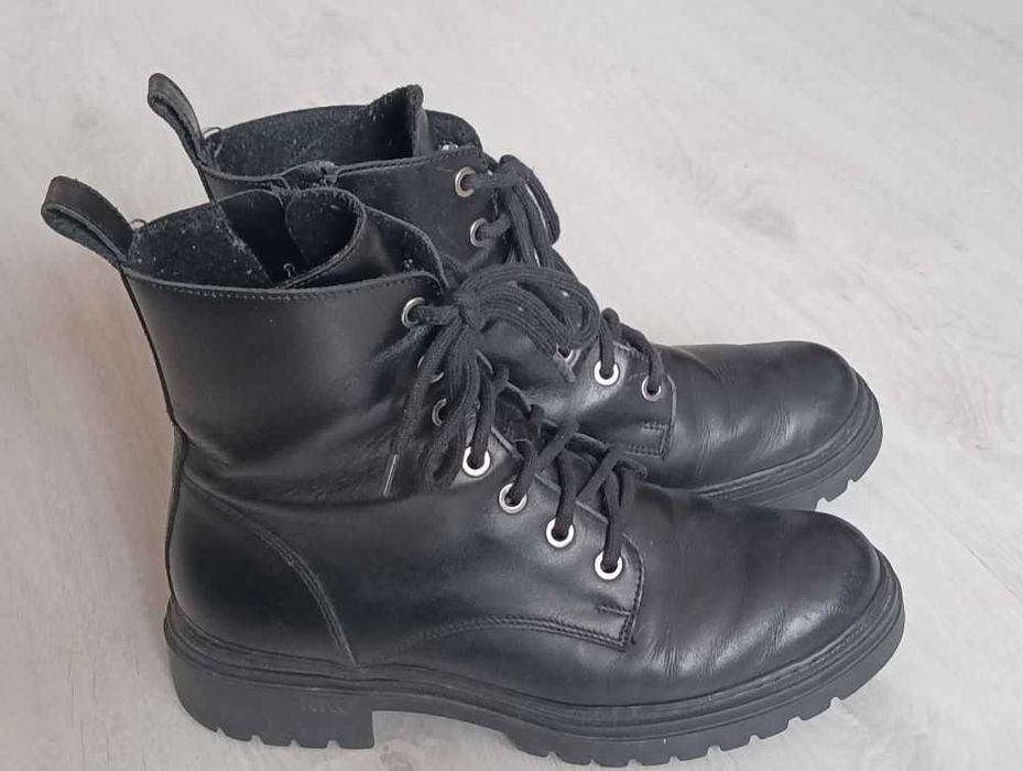 Ryłko skórzane buty czarne 37