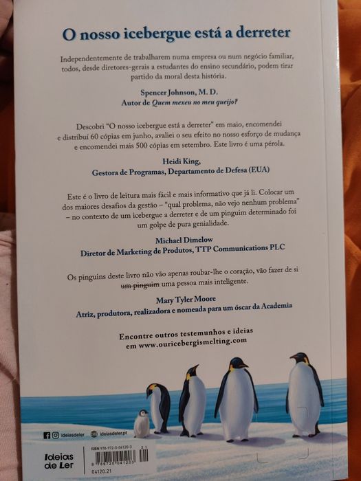 O nosso iceberg está a derreter