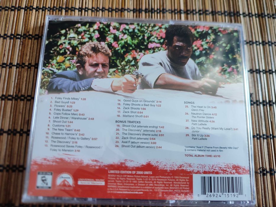 Beverly Hills Cop (1984), Harold Faltermeyer, soundtrack (score) CD