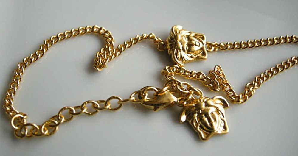 Versace naszyjnik z kryształem