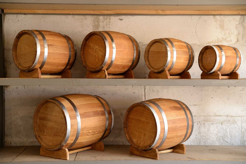 Бочка дубова 50л із дубовим краном + різні розміри + ПОДАРУНОК