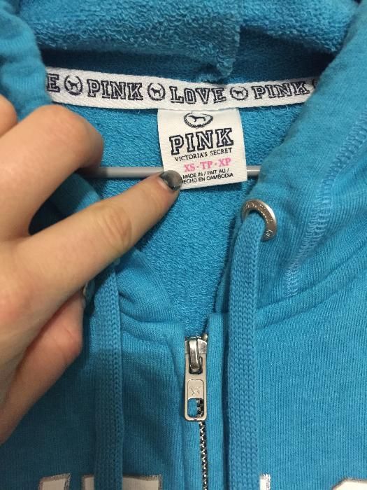 кофта толстовка батник свитшот Victoria Secret Виктория Сикрет Pink