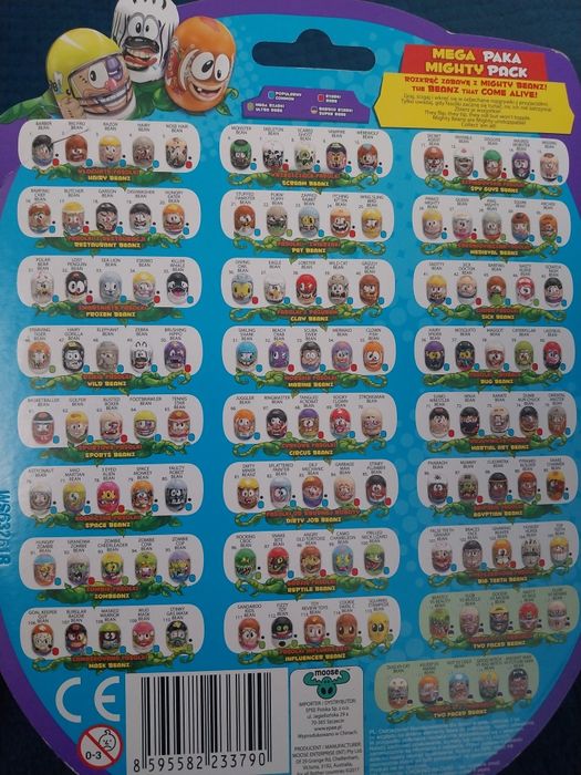 Zestaw fasolki mighty Beanz 5 szt