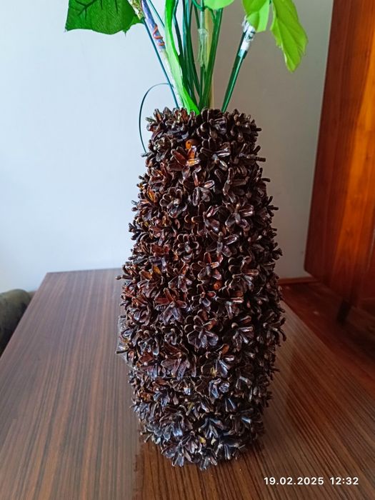 Wazon na kwiaty rękodzieło