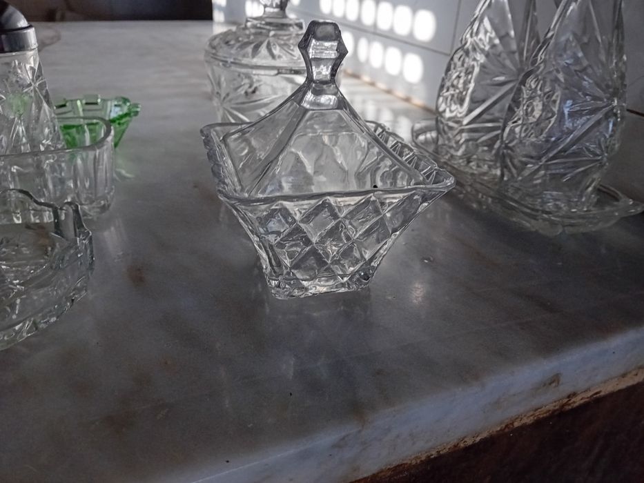 Conjunto de  Peças Antigas Utilitárias Decorativas