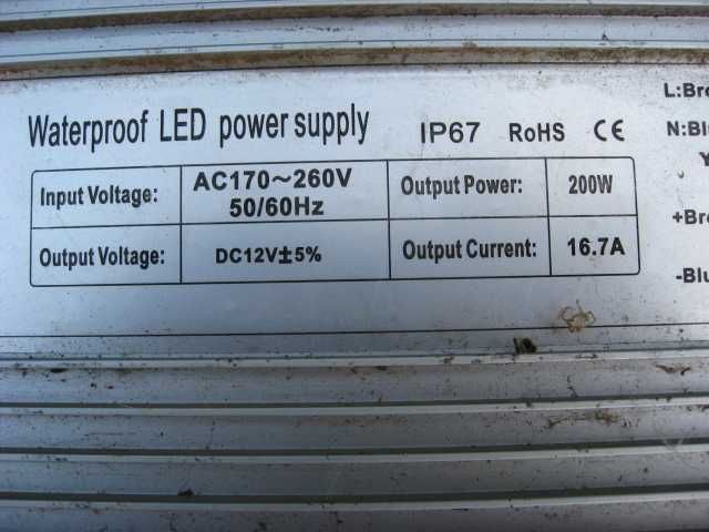 Блок питания 12 V  16 А