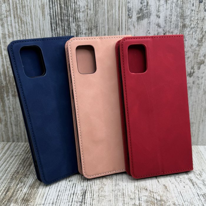Чехол книжка прошитая Leather Book на Samsung A71/ A51/ A31 Чохол