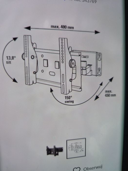 Uchwyt do telewizora