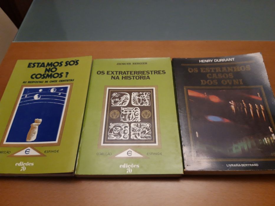 3 livros sobre ovnis e extraterrestres