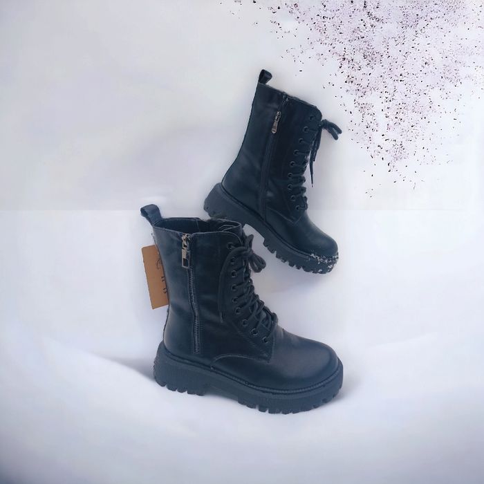 Натуральна шкіра!Зима!Стильні зручні черевики