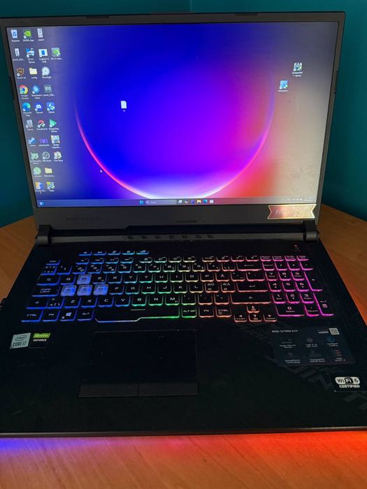 Gamingowy Laptop ASUS ROG Strix G17 | i7-10750H | RTX 2070 8GB | 24GB RAM | SSD 1TB | 17.3