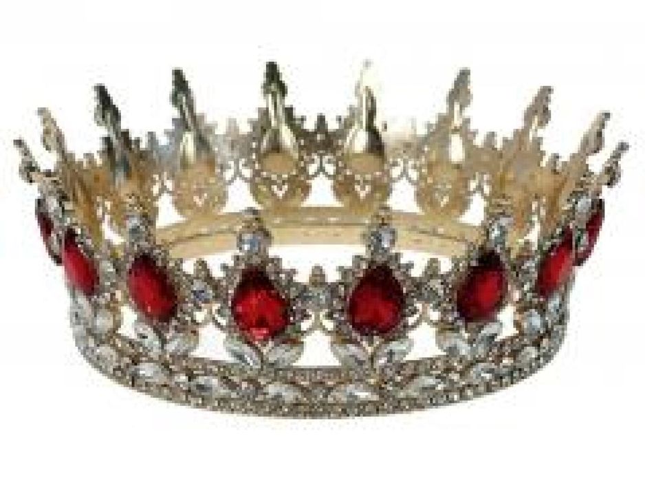 Korona diadem metalowy MIX folia,161x163 mm