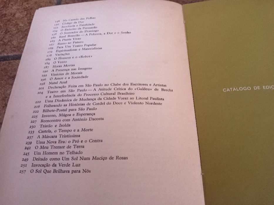 Urbano Tavares Rodrigues, palma da mão, assinado pelo Autor