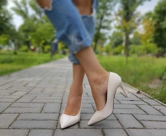 Кожаные туфли классические 37