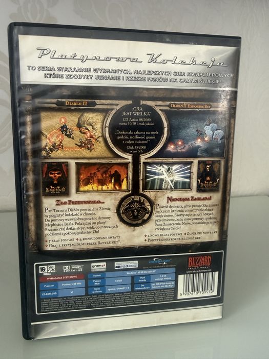 Gra na PC Diablo II  Platynowa Kolekcja 3 z 4 płyt, wersja PL