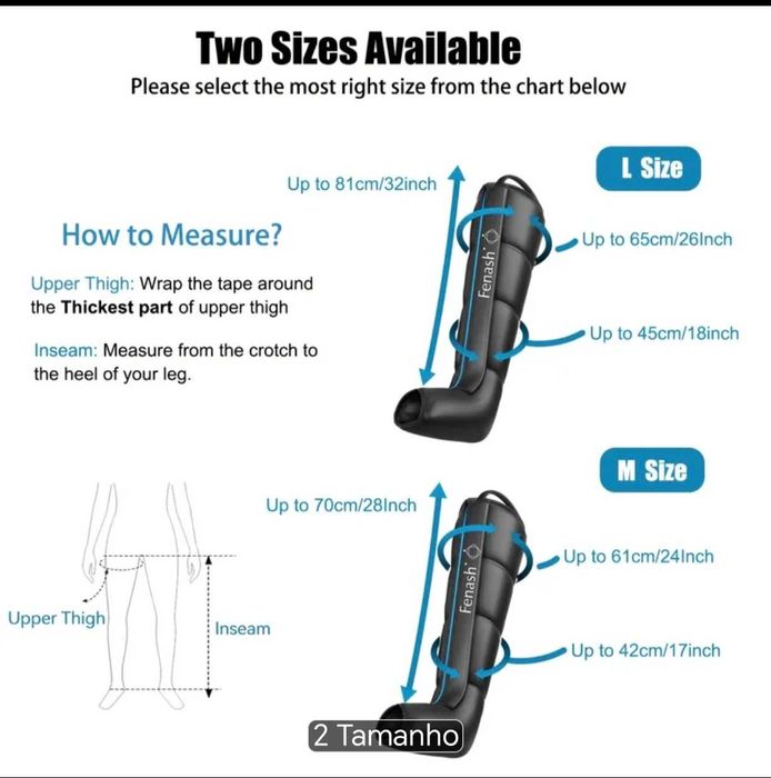 Botas de Pressoterapia marca Fenash