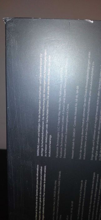 Oculus Rift S - zestaw VR, stan bardzo dobry