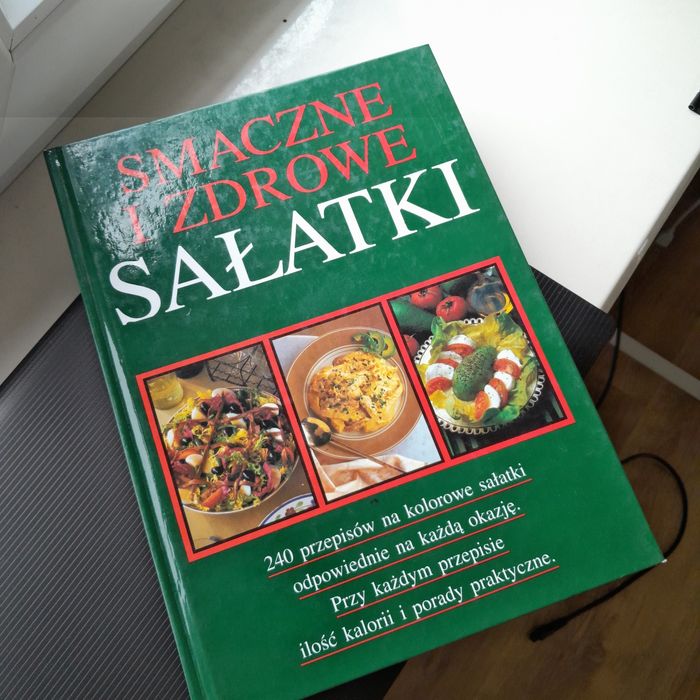 Książka przepisy smaczne i zdrowe sałatki 240 przepisów