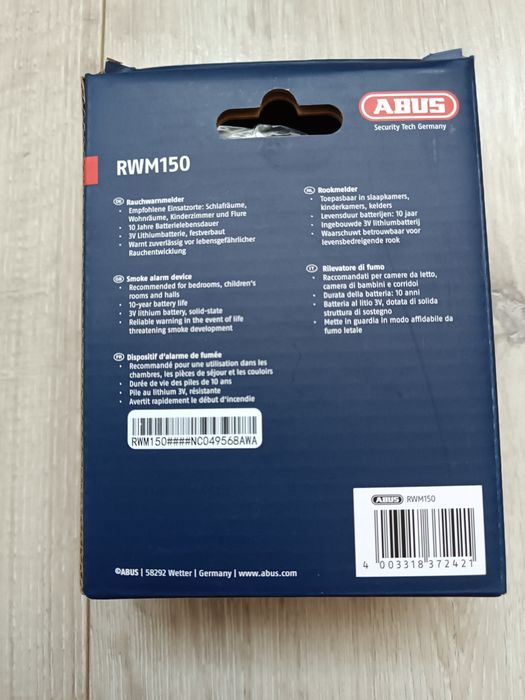 Датчик диму, димова сигналізація ABUS