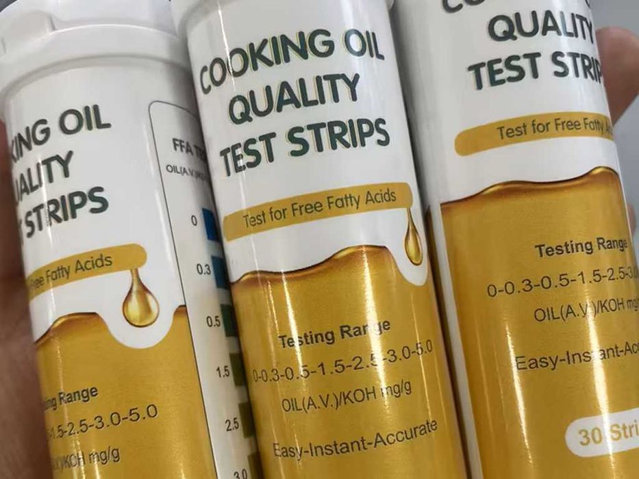 Tiras de Teste de Qualidade de Óleo Alimentar — 30 tiras/embalagem