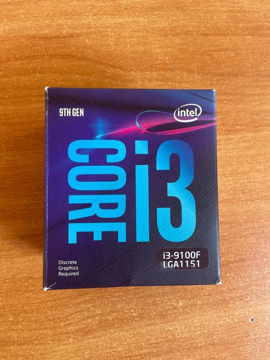 Intel core i3 9100f + боксовий куллер